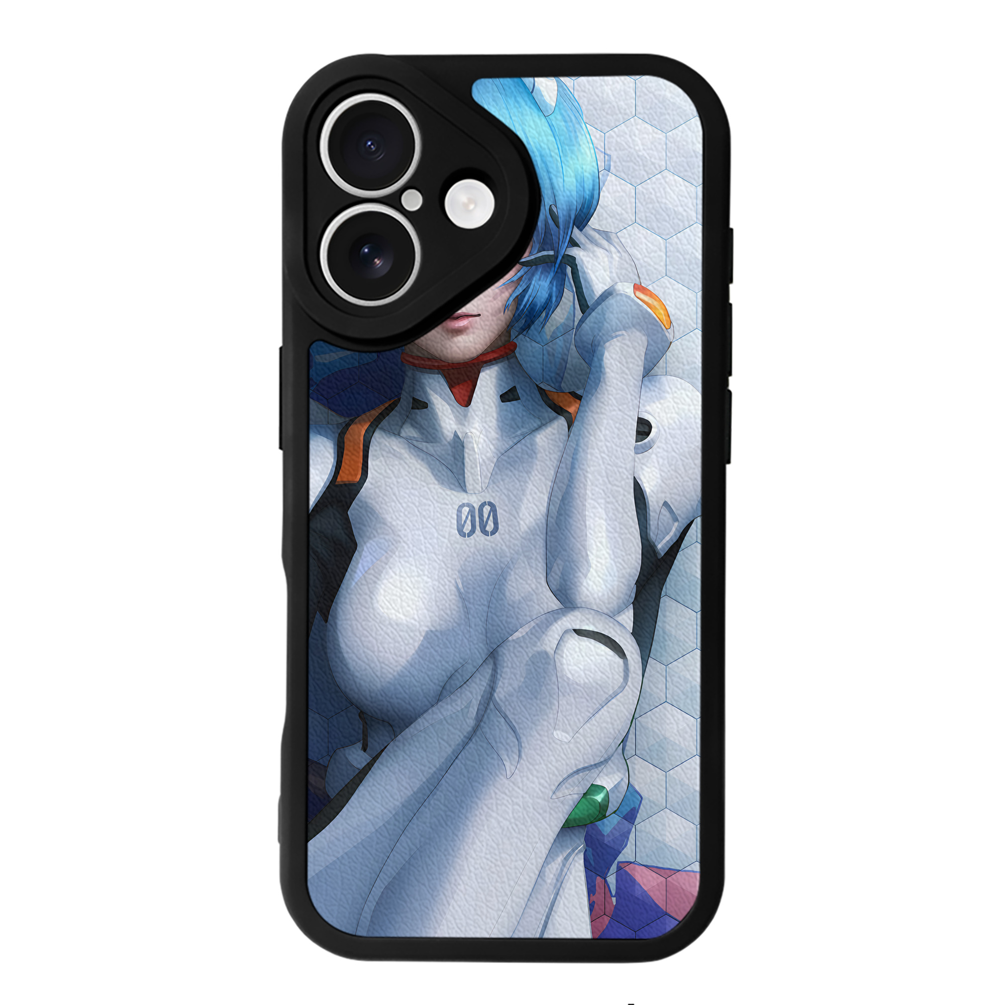 （画像用） EVA 新世紀エヴァンゲリオン 【iPhone 16シリーズ対応】シリコンスマホケース（レザー調） 材質：シリコン